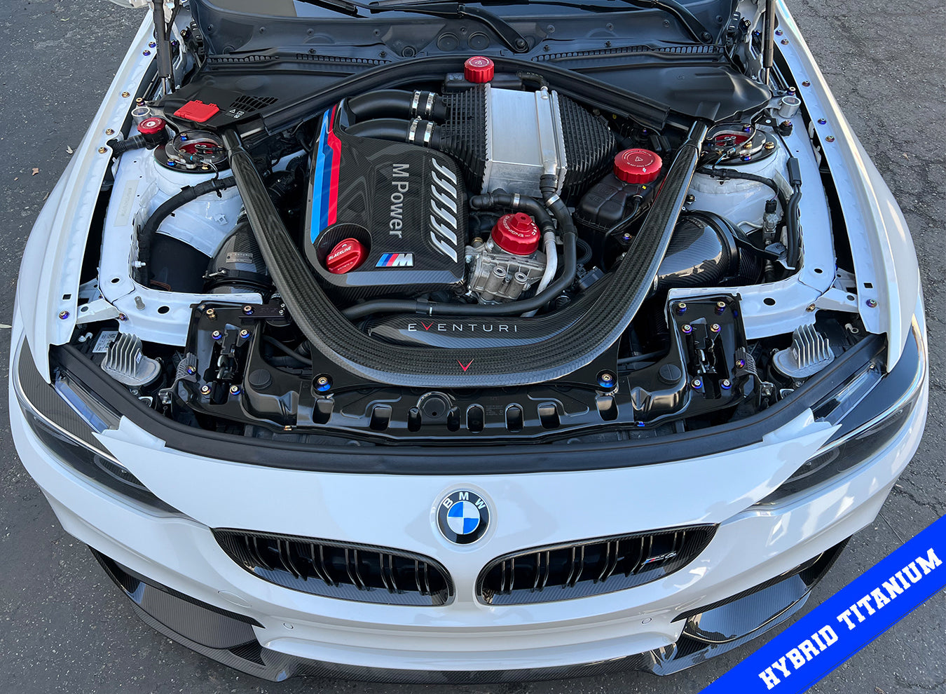 Hybrid Titanium BMW 2014-2019 M2C/M3/M4 Dress Up Hardware Kit (F80/F81/F82/F87)-Exterior-Silicon Valley Bimmer