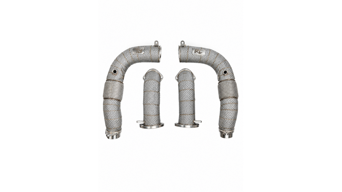 IRL G90 G99 M5 MaxFlow Race Downpipes