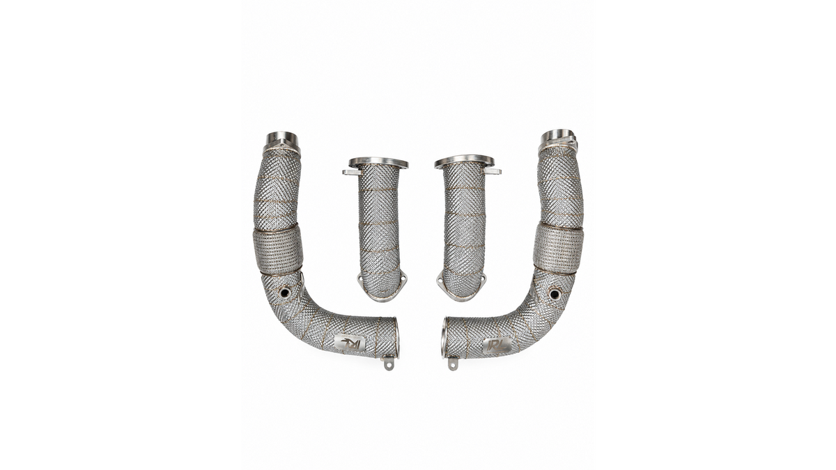 IRL G90 G99 M5 MaxFlow Race Downpipes