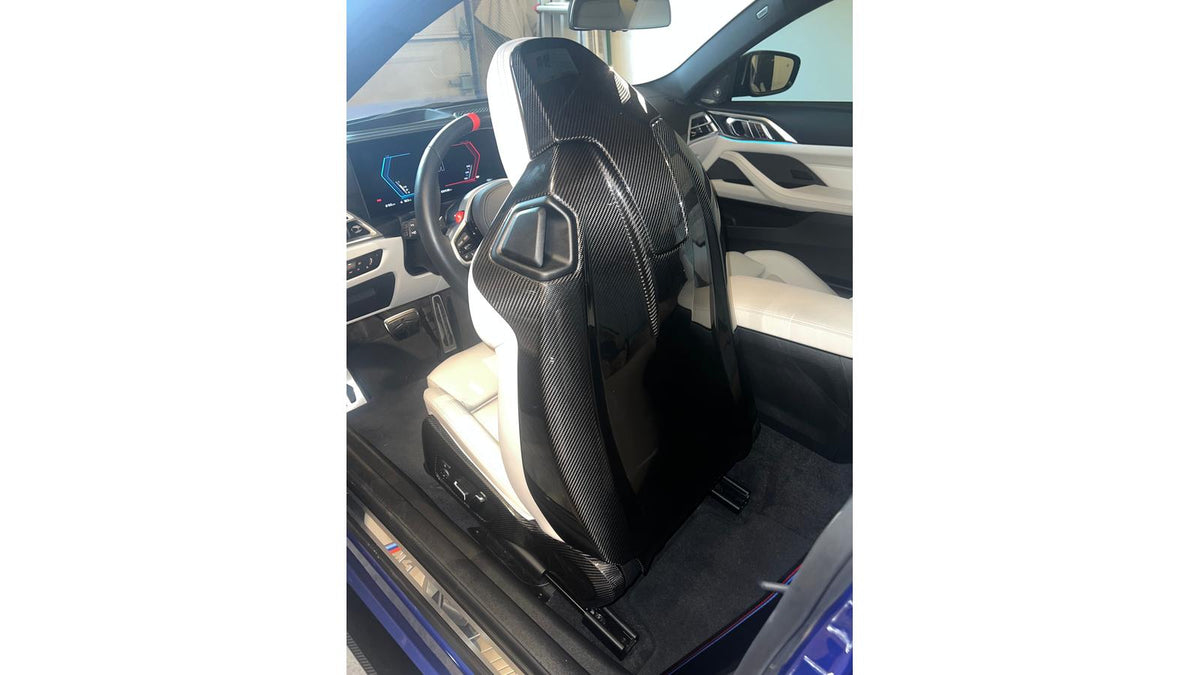 NWCarbon Haus G8X Dry Carbon Fiber Seat Back Covers