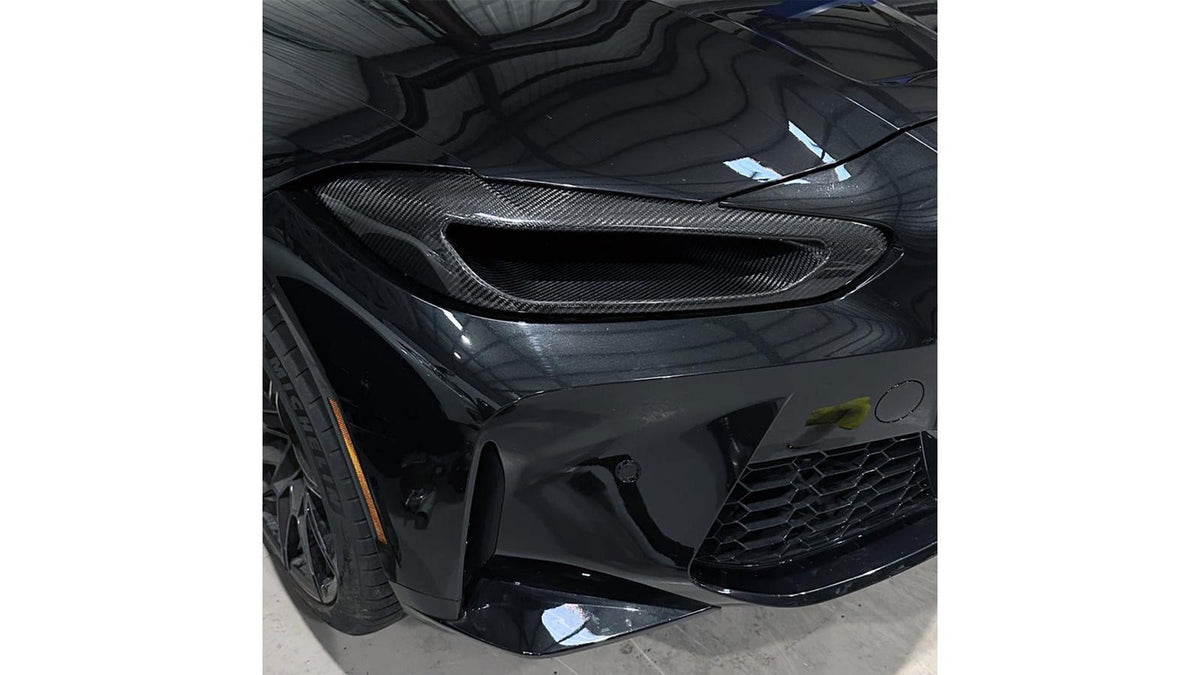 NWCarbon Haus G8X M3/M4 Dry Carbon Fiber Headlight Delete Intake Duct