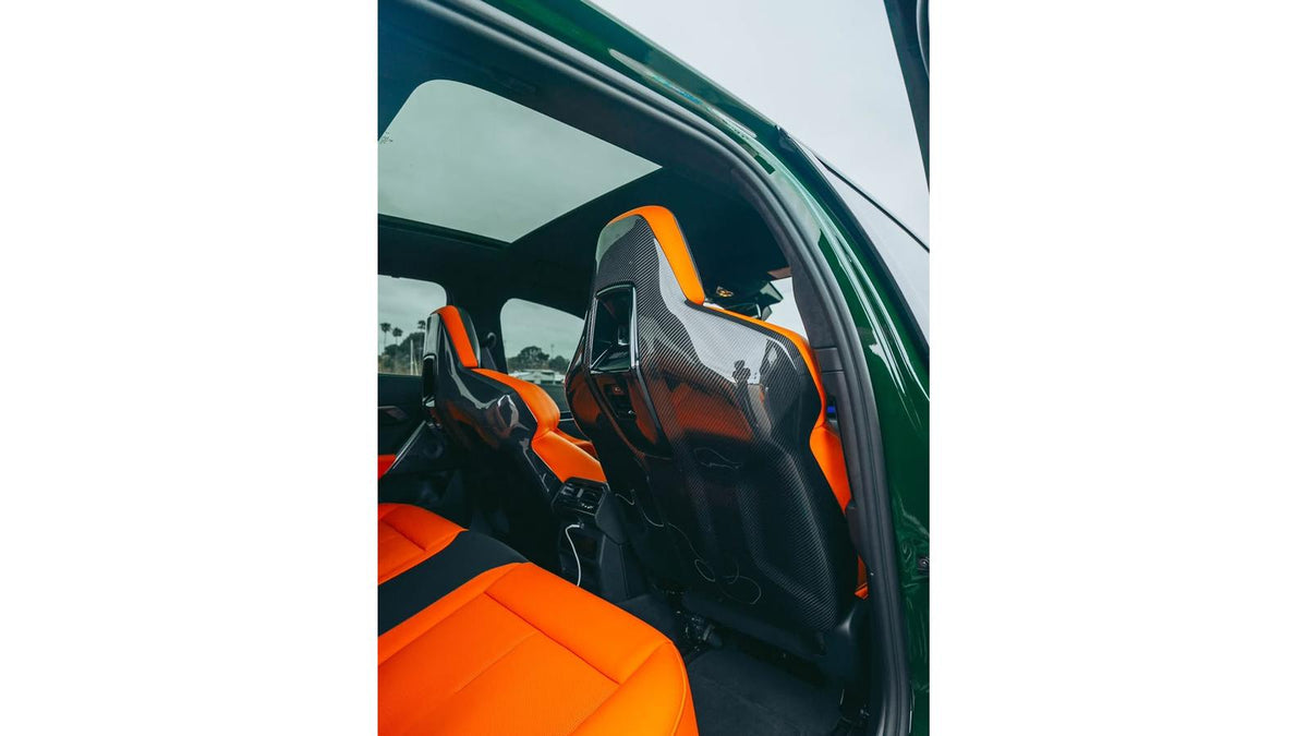 NWCarbon Haus G90 / G99 M5 OEM Style Dry Carbon Fiber Seat Back Covers