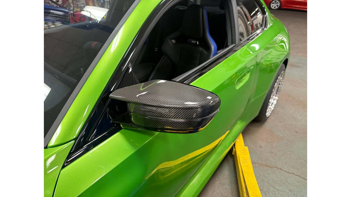 NWCarbon Haus G8X Dry Carbon Fiber Mirror Caps