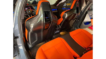 NWCarbon Haus G90 / G99 M5 OEM Style Dry Carbon Fiber Seat Back Covers