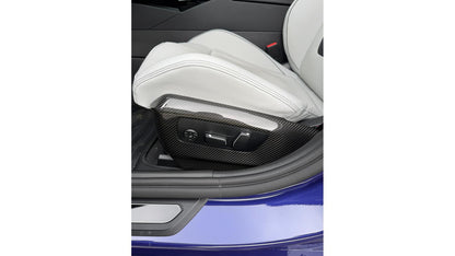 NWCarbon Haus G90 / G99 M5 OEM Style Dry Carbon Fiber Seat Side Trim Covers