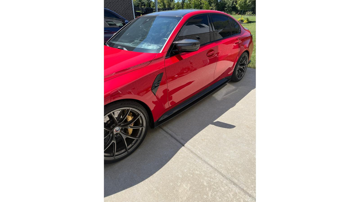 NWCarbon Haus G8X Dry Carbon Fiber Side Skirt Extensions