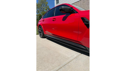 NWCarbon Haus G8X Dry Carbon Fiber Side Skirt Extensions
