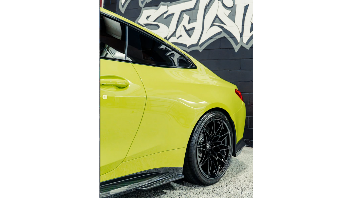 NWCarbon Haus G8X SQ Style Carbon Fiber Side Skirts
