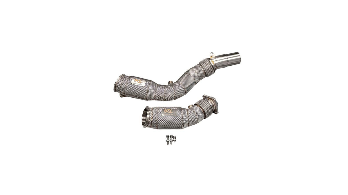 IRL F8X MaxFlow Resonated Downpipes