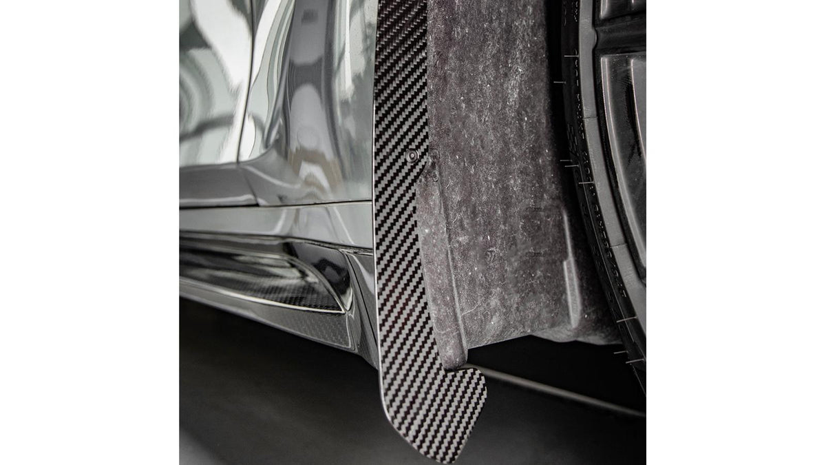 NWCarbon Haus G8X SQ Dry Carbon Fiber Front Mud Flaps