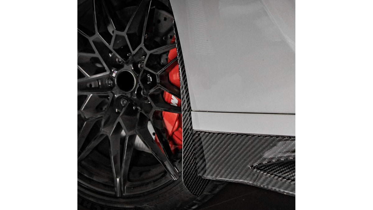NWCarbon Haus G8X SQ Dry Carbon Fiber Front Mud Flaps