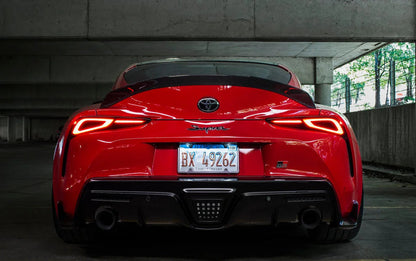 IND A90 Supra Exhaust Tip Set - Matte Black-Exhaust-Silicon Valley Bimmer