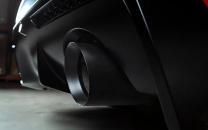 IND A90 Supra Exhaust Tip Set - Matte Black-Exhaust-Silicon Valley Bimmer