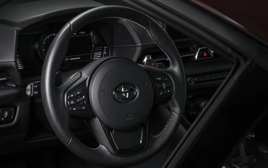 IND A90 Supra Performance Carbon Shift Paddle Set-Interior-Silicon Valley Bimmer