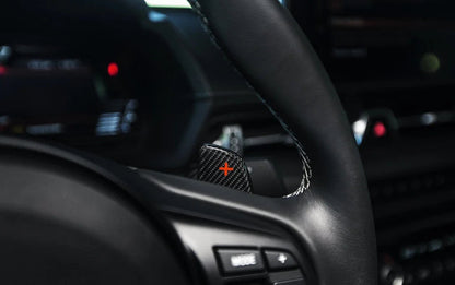IND A90 Supra Performance Carbon Shift Paddle Set-Interior-Silicon Valley Bimmer