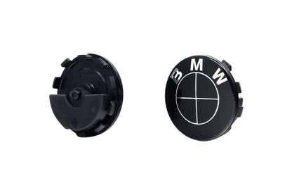 IND Black Series Floating Wheel Center Cap Set - 68mm-Wheels-Silicon Valley Bimmer