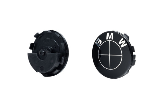 IND Black Series Floating Wheel Center Cap Set - 68mm-Wheels-Silicon Valley Bimmer