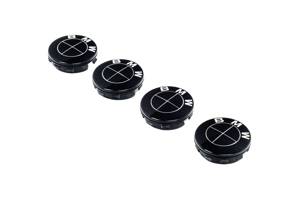 IND Black Series Floating Wheel Center Cap Set - 68mm-Wheels-Silicon Valley Bimmer