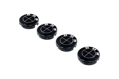 IND Black Series Floating Wheel Center Cap Set - 68mm-Wheels-Silicon Valley Bimmer