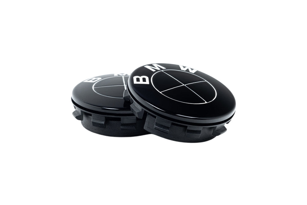 IND Black Series Floating Wheel Center Cap Set - 68mm-Wheels-Silicon Valley Bimmer
