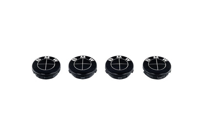 IND Black Series Floating Wheel Center Cap Set - 68mm-Wheels-Silicon Valley Bimmer