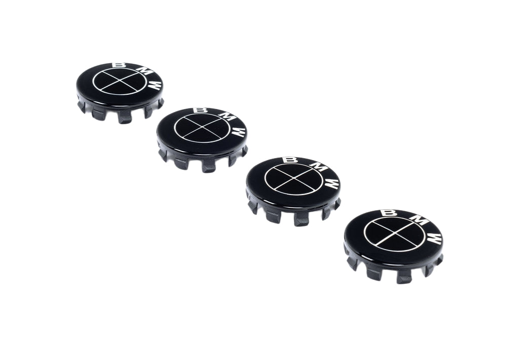 IND Black Series Wheel Center Cap Set - 56mm-Wheels-Silicon Valley Bimmer