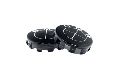 IND Black Series Wheel Center Cap Set - 56mm-Wheels-Silicon Valley Bimmer