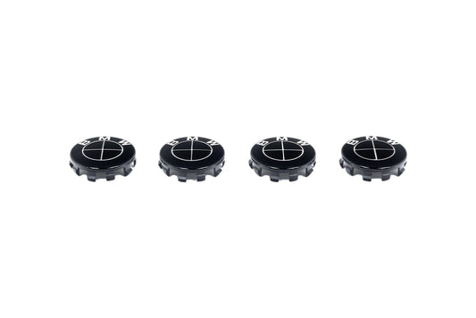 IND Black Series Wheel Center Cap Set - 56mm-Wheels-Silicon Valley Bimmer