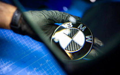 IND Carbon BMW Roundel Set-Exterior-Silicon Valley Bimmer