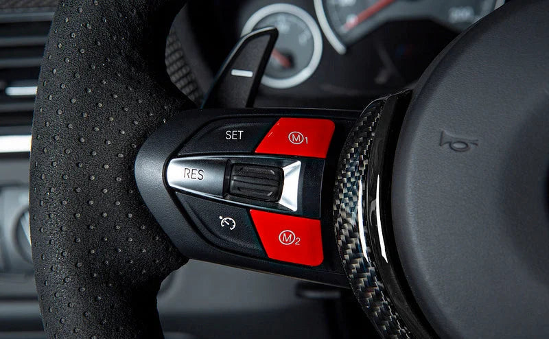 IND F8X M3 / M4 Red M1 / M2 Button Set-Interior-Silicon Valley Bimmer