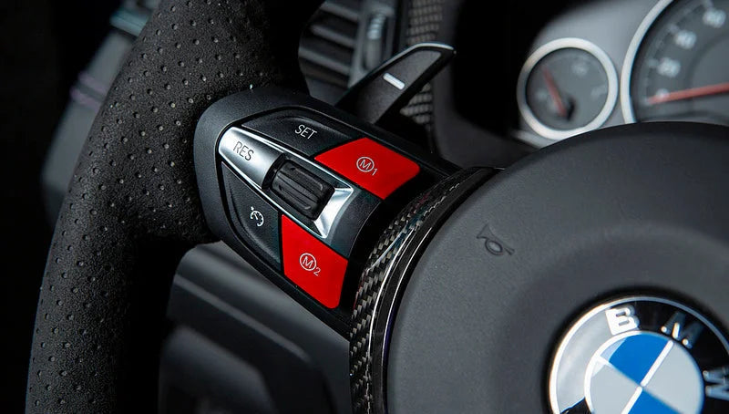 IND F8X M3 / M4 Red M1 / M2 Button Set-Interior-Silicon Valley Bimmer
