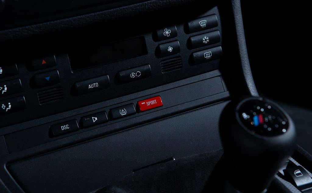 IND E46 M3 Red Sport Mode Button-Interior-Silicon Valley Bimmer