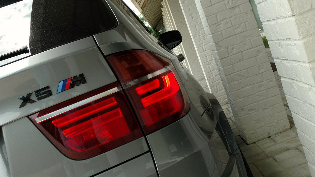 IND E70 X5M Painted Trunk Emblem-Exterior-Silicon Valley Bimmer