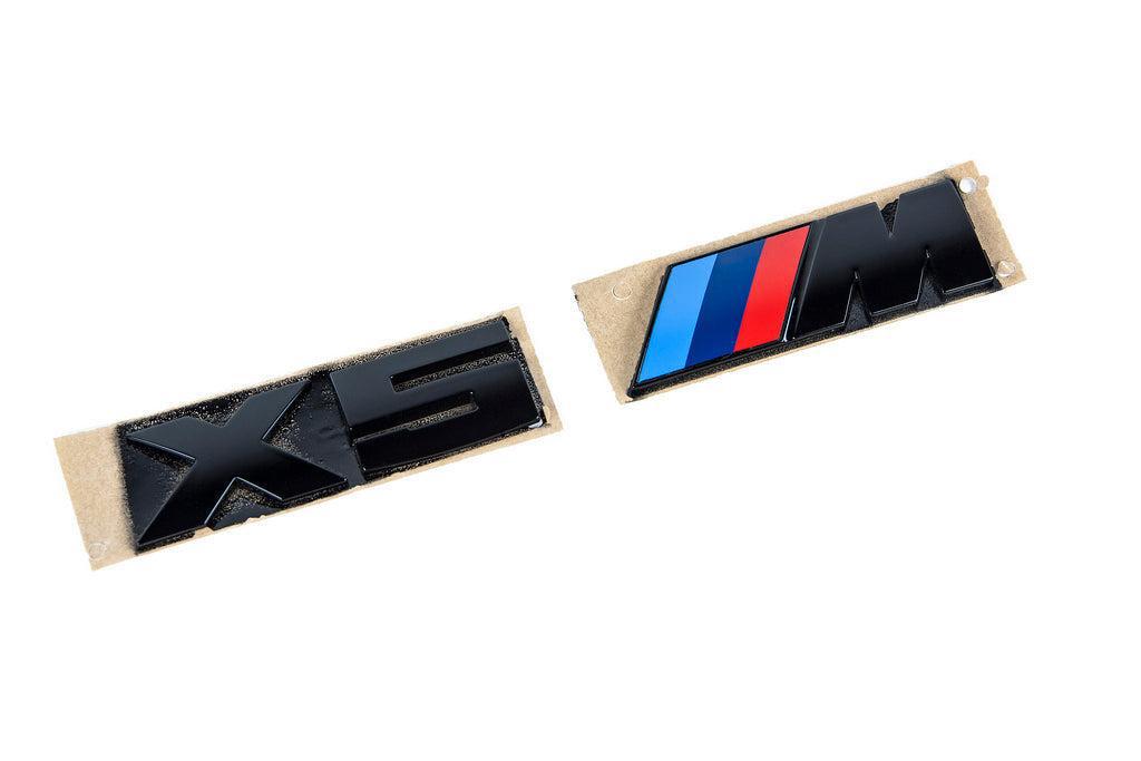 IND E70 X5M Painted Trunk Emblem-Exterior-Silicon Valley Bimmer