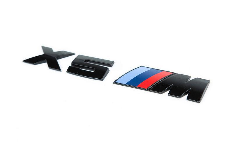 IND E70 X5M Painted Trunk Emblem-Exterior-Silicon Valley Bimmer