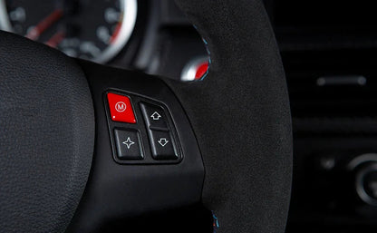 IND E82 1M Red M Steering Wheel Button-Interior-Silicon Valley Bimmer