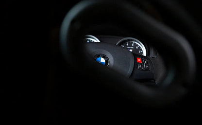 IND E82 1M Red M Steering Wheel Button-Interior-Silicon Valley Bimmer