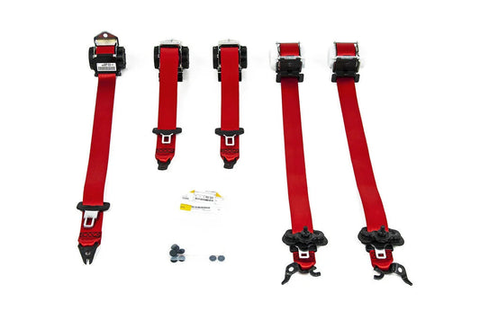 IND E90 M3 SportEVO Tribute Seat Belt Set-Interior-Silicon Valley Bimmer