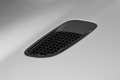 IND E9X M3 Painted Hood Vent Surround Set-Exterior-Silicon Valley Bimmer