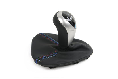 IND E9X M3 Tri-Color Leather Shift Boot-Interior-Silicon Valley Bimmer
