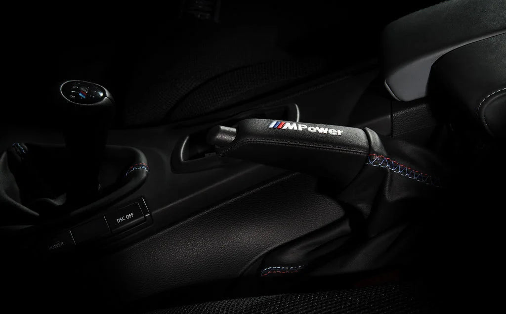 IND E9X M3 Tri-Color Leather Shift Boot-Interior-Silicon Valley Bimmer