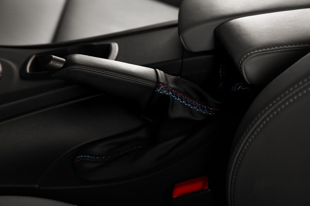 IND E9X M3 Tri-Color Leather Shift Boot-Interior-Silicon Valley Bimmer