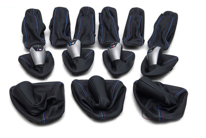 IND E9X M3 Tri-Color Leather Shift Boot-Interior-Silicon Valley Bimmer