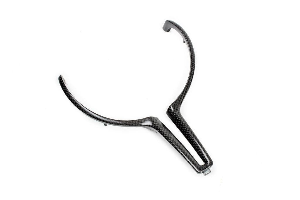 IND F-Chassis Carbon Steering Wheel Trim-Interior-Silicon Valley Bimmer