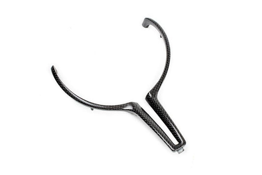 IND F-Chassis Carbon Steering Wheel Trim-Interior-Silicon Valley Bimmer