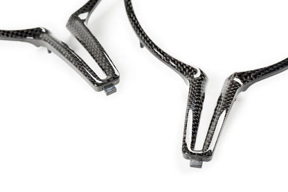 IND F-Chassis Carbon Steering Wheel Trim-Interior-Silicon Valley Bimmer