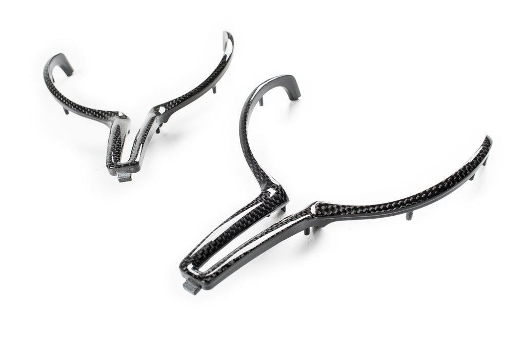 IND F-Chassis Carbon Steering Wheel Trim-Interior-Silicon Valley Bimmer