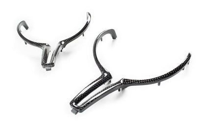 IND F-Chassis Carbon Steering Wheel Trim-Interior-Silicon Valley Bimmer