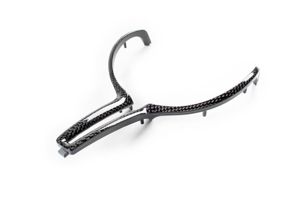 IND F-Chassis Carbon Steering Wheel Trim-Interior-Silicon Valley Bimmer