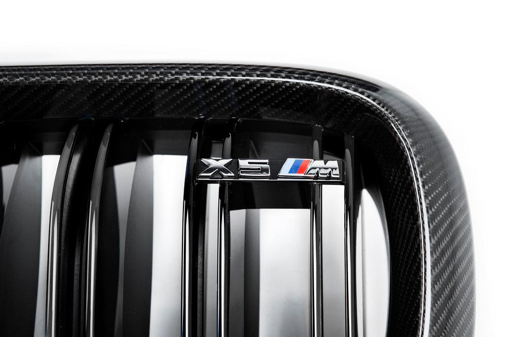 IND F85 X5M Carbon Front Grille Set-Exterior-Silicon Valley Bimmer